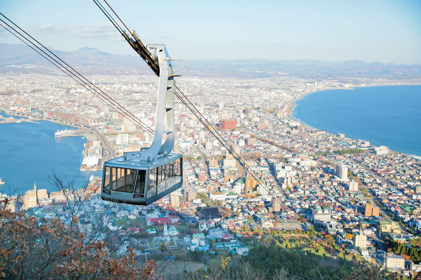 The view from Mt Hakodate Hakodate
